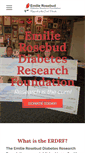 Mobile Screenshot of emrosebuddiabetesfund.com